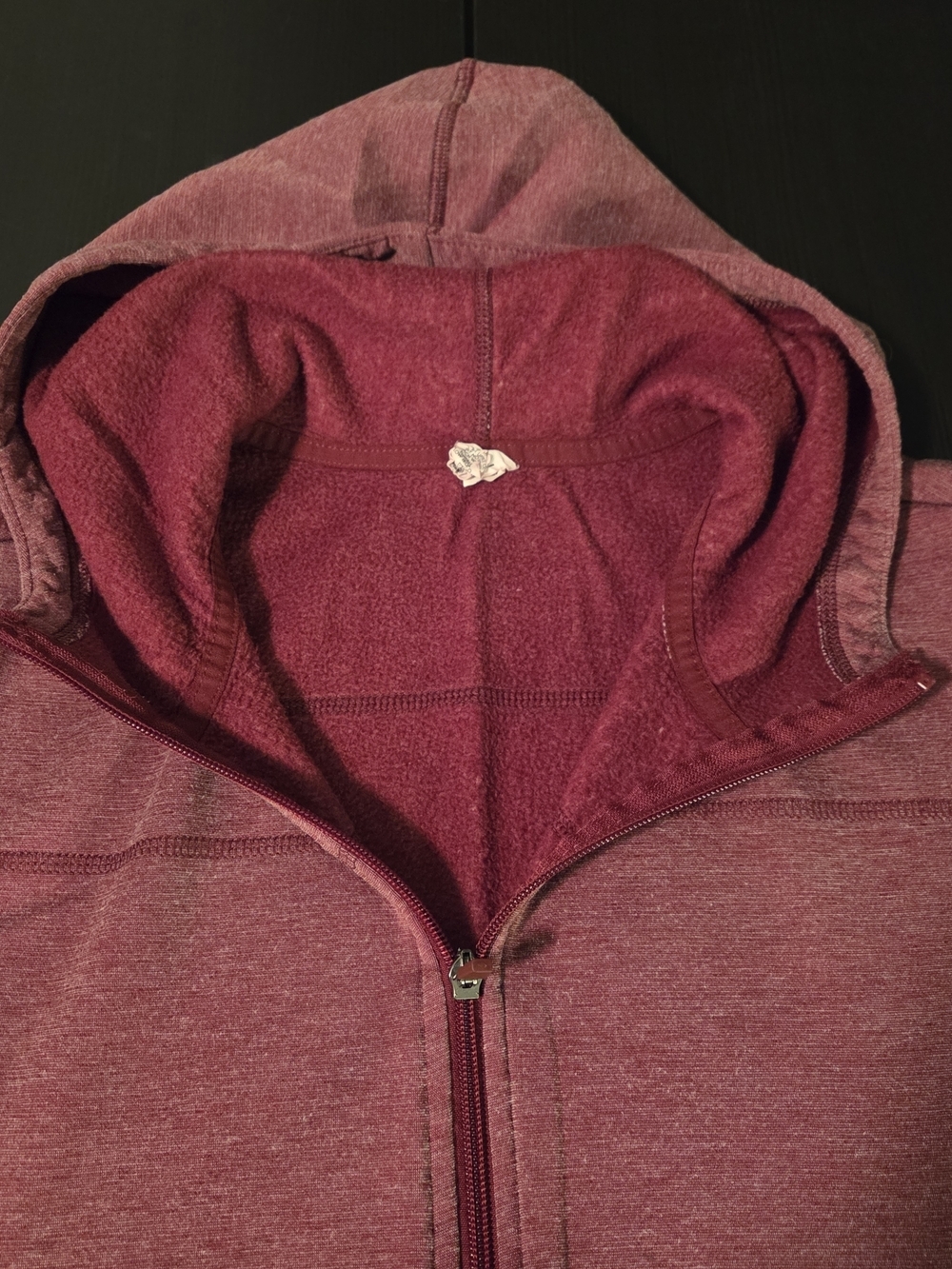 Danskins Women’s Zip-Up Hooded Jacket in Light Red Size Large - Picture 6 of 7